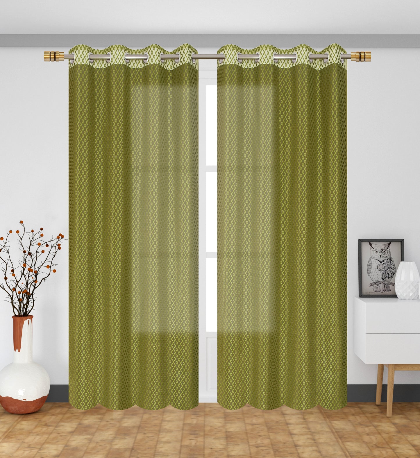 CROSS NET CURTAINS