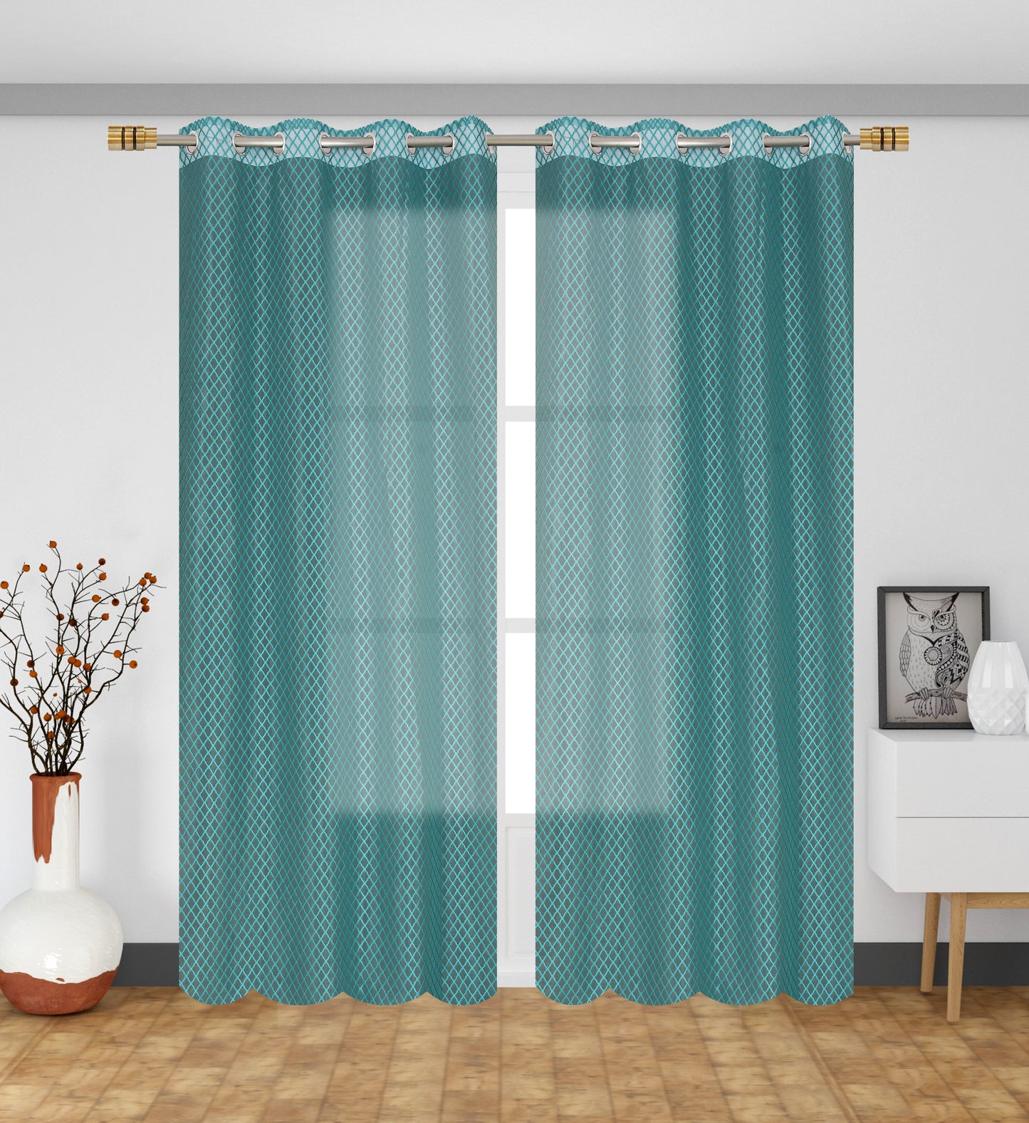 CROSS NET CURTAINS