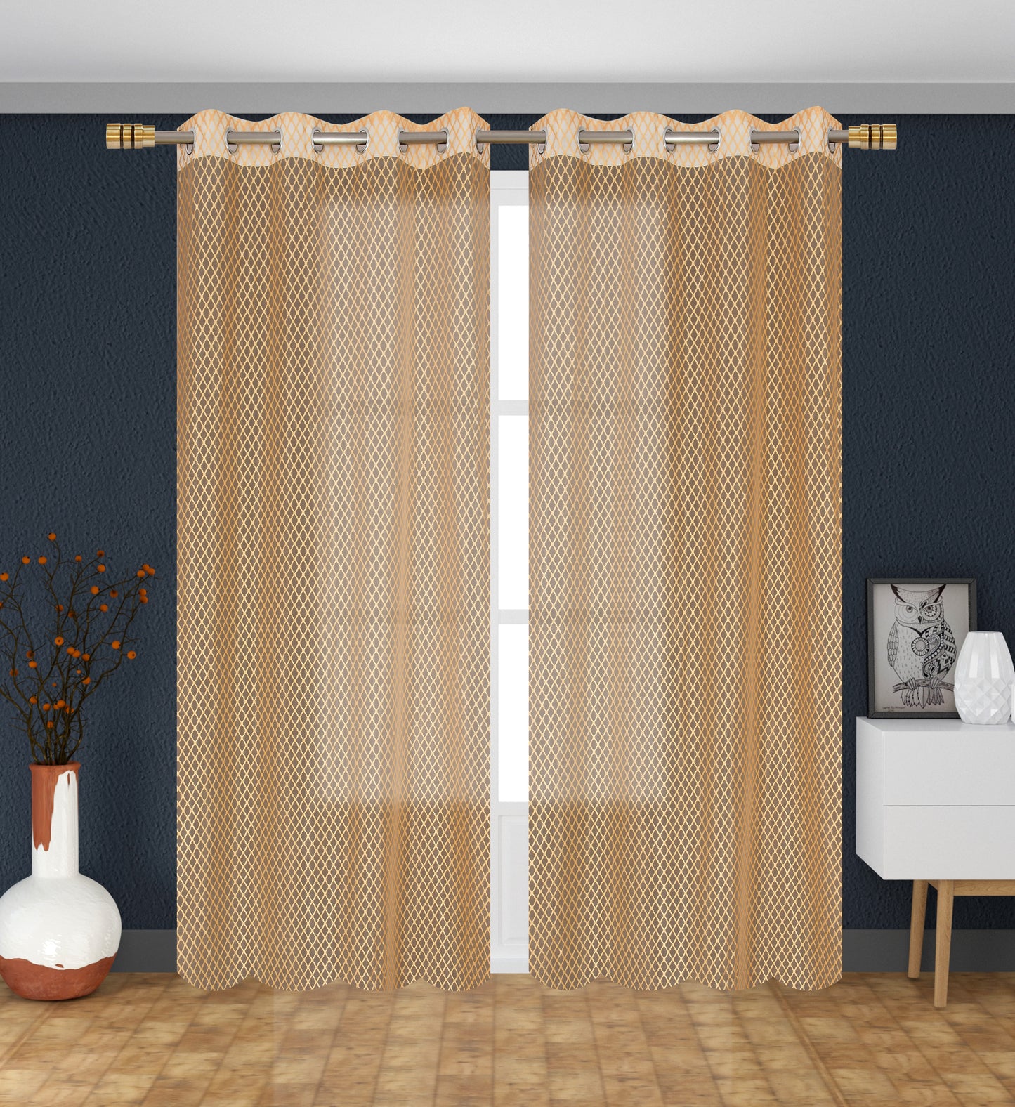 CROSS NET CURTAINS