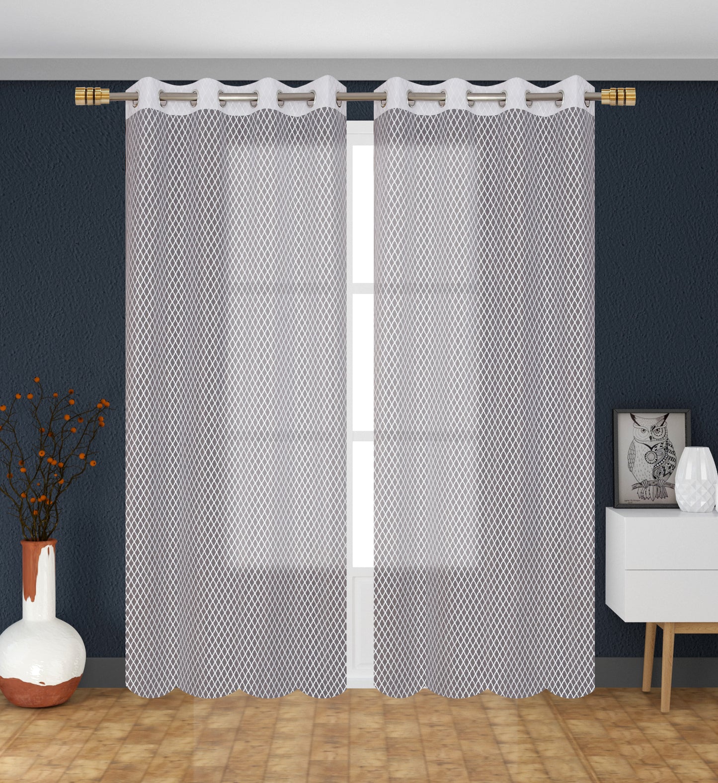 CROSS NET CURTAINS