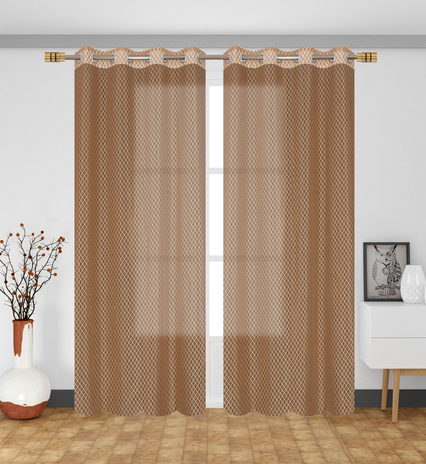 CROSS NET CURTAINS