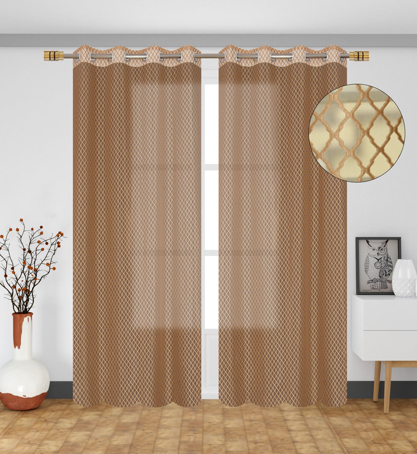 CROSS NET CURTAINS