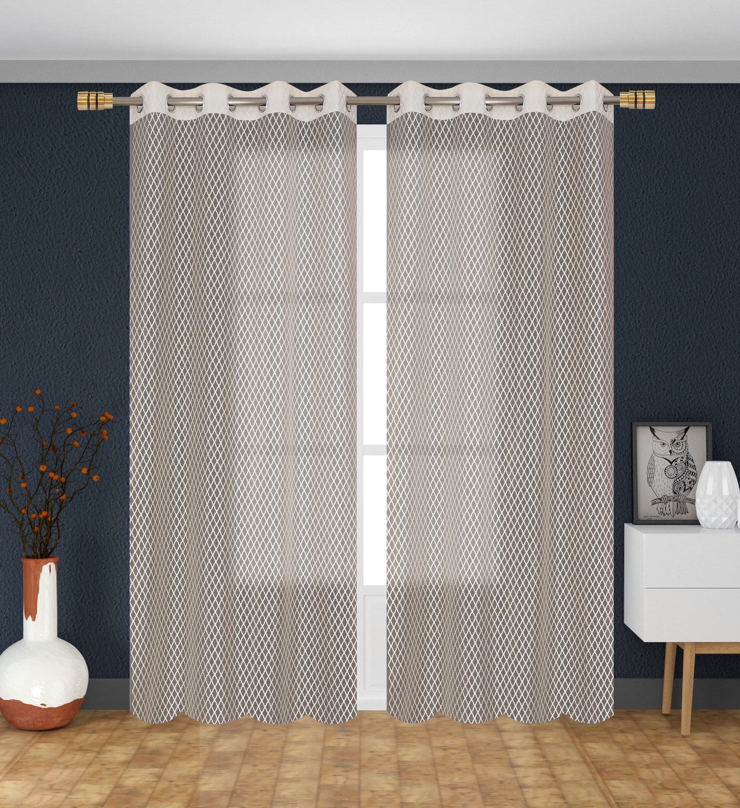 CROSS NET CURTAINS