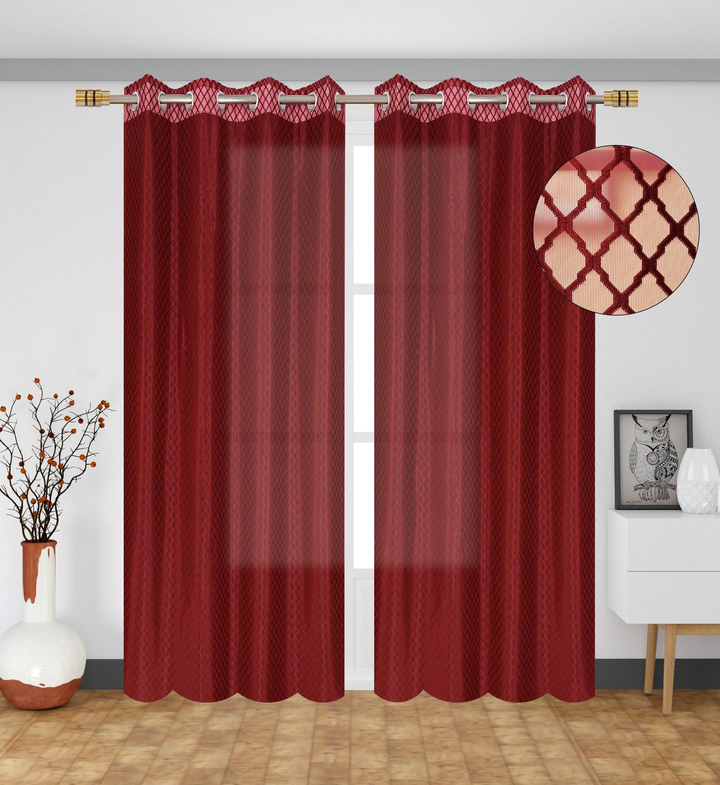 CROSS NET CURTAINS
