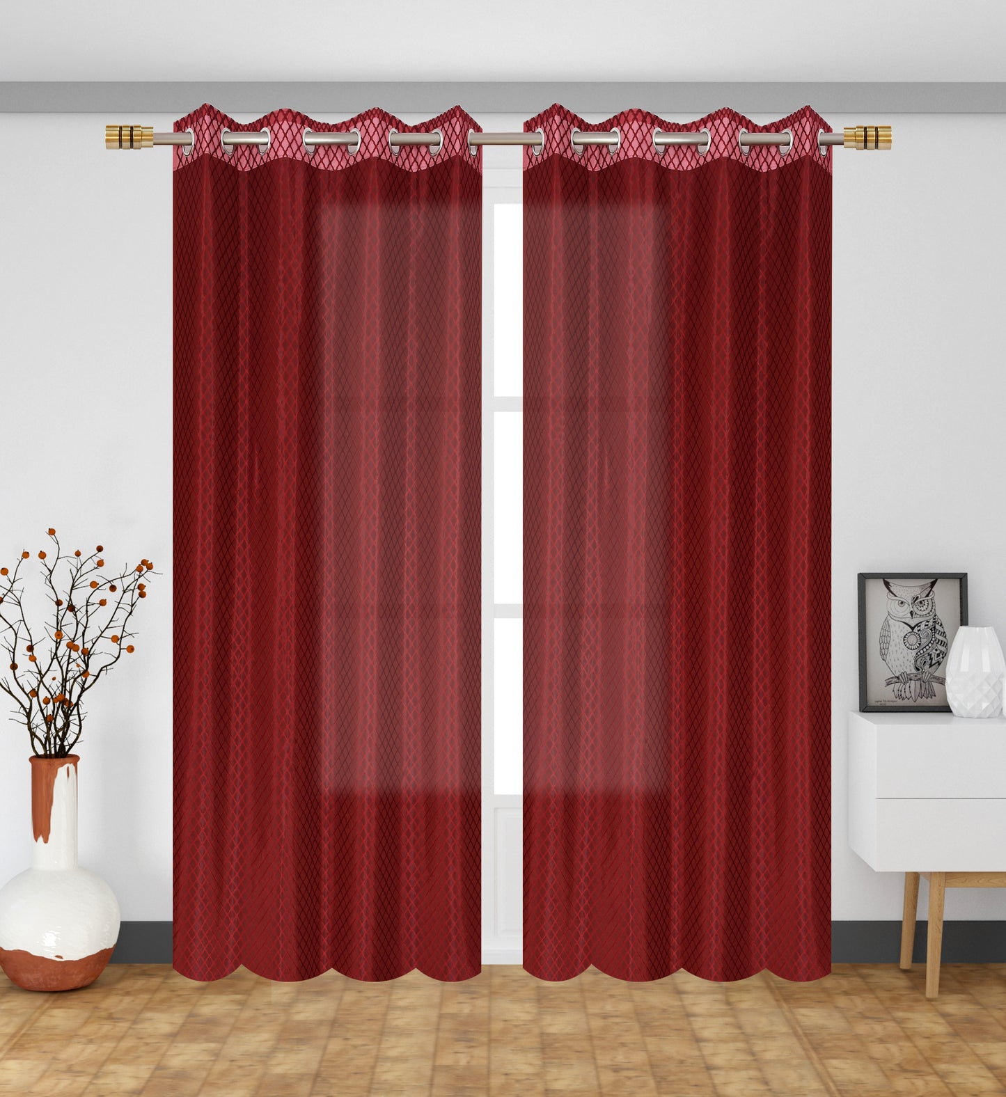 CROSS NET CURTAINS