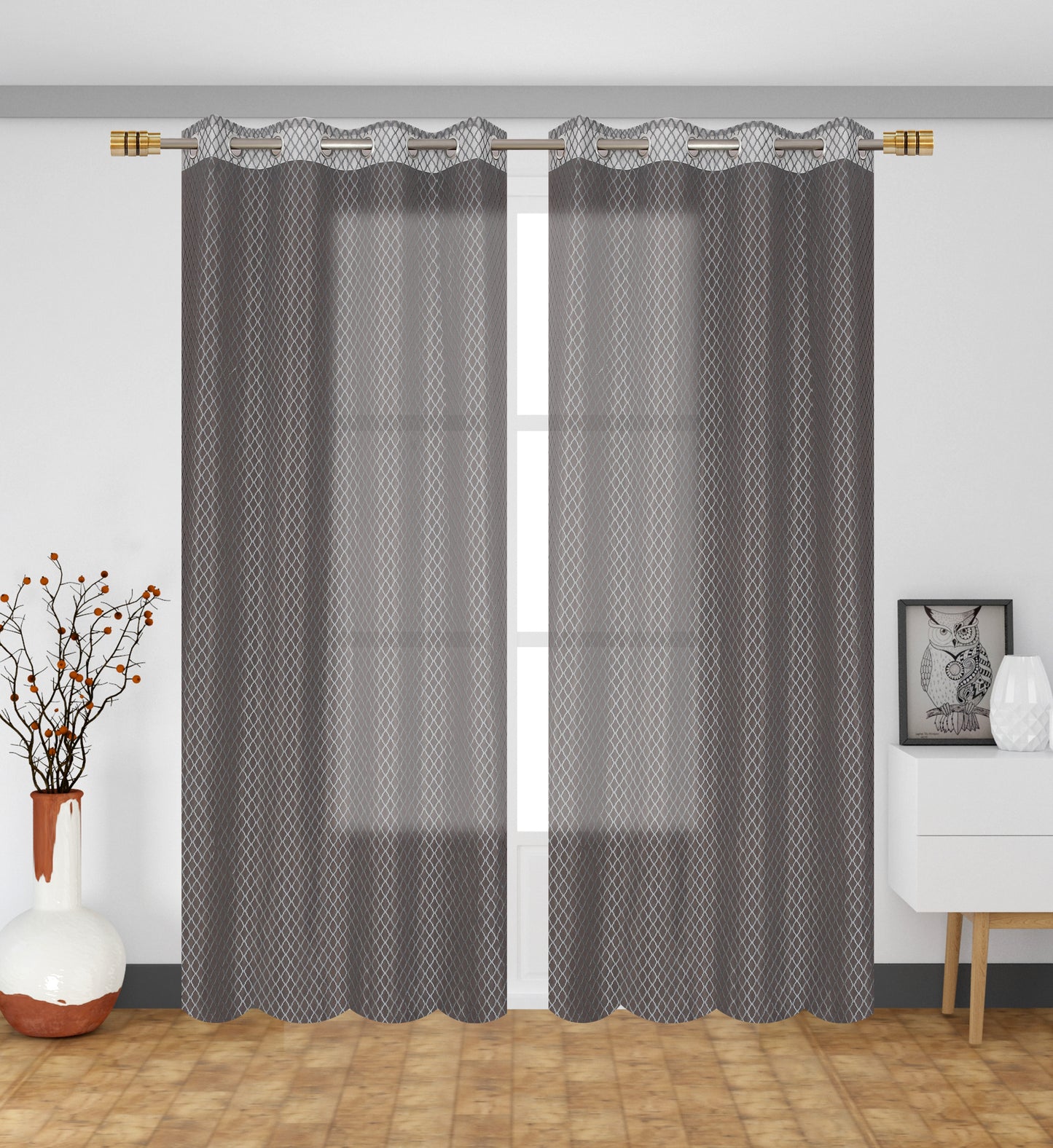 CROSS NET CURTAINS